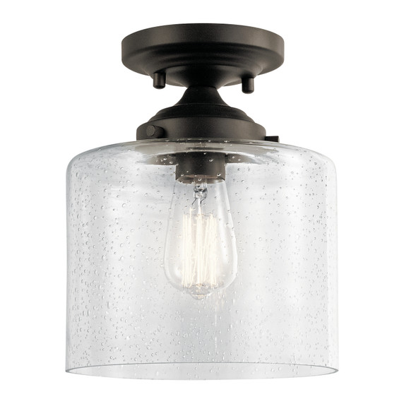 Semi-Flush Mts. Glass Down by Kichler ( 12 | 44033OZ Winslow ) 