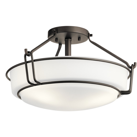 Semi-Flush Mts. Bowl Style by Kichler ( 12 | 44085OZ Alkire ) 