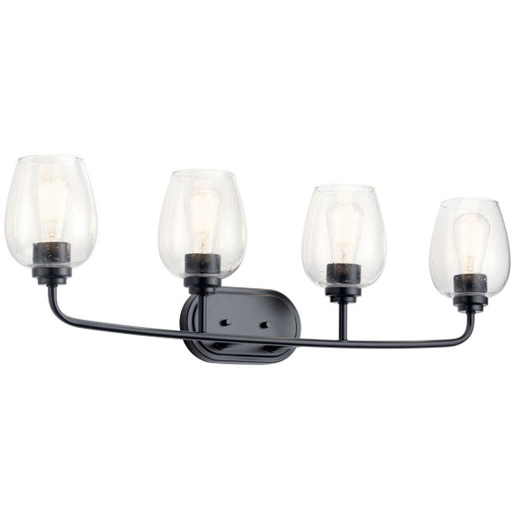 Bathroom Fixtures Four Lights by Kichler ( 12 | 45130BKCS Valserrano ) 