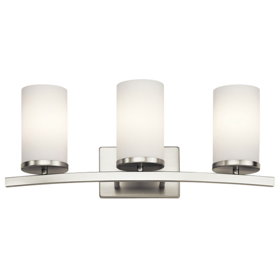 Bathroom Fixtures Three Lights by Kichler ( 12 | 45497NI Crosby ) 