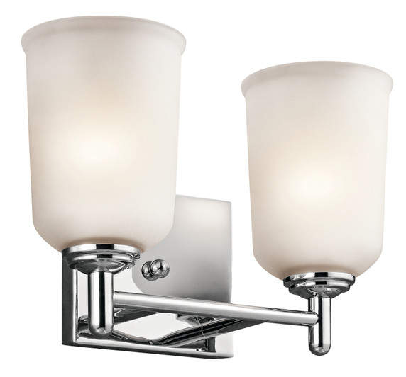 Bathroom Fixtures Two Lights by Kichler ( 12 | 45573CH Shailene ) 