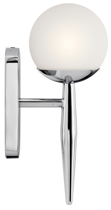 Sconces Single Glass by Kichler ( 12 | 45580CH Jasper ) 