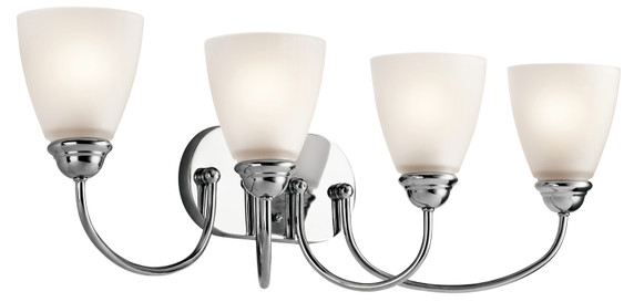 Bathroom Fixtures Four Lights by Kichler ( 12 | 45640CH Jolie ) 