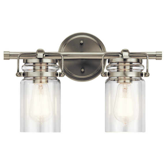 Bathroom Fixtures Two Lights by Kichler ( 12 | 45688NI Brinley ) 