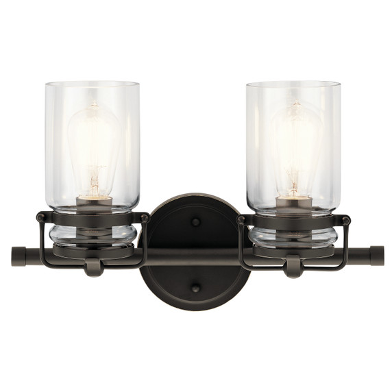 Bathroom Fixtures Two Lights by Kichler ( 12 | 45688OZ Brinley ) 