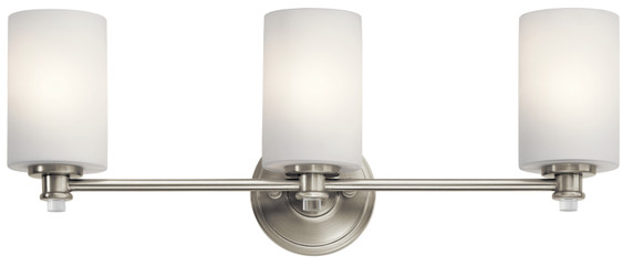 Bathroom Fixtures Three Lights by Kichler ( 12 | 45923NI Joelson ) 