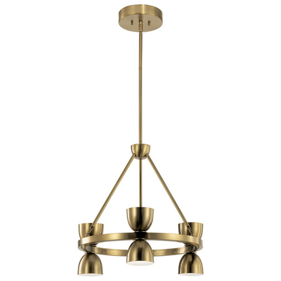 Mid. Chandeliers Metal Shade by Kichler ( 12 | 52417BNBLED Baland ) 