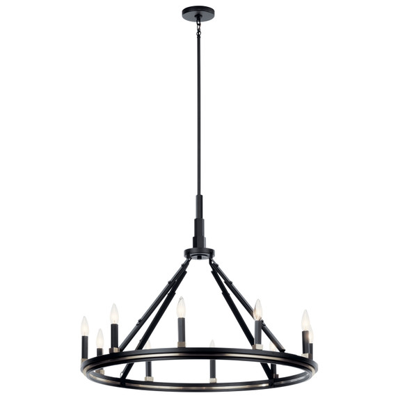 Mid. Chandeliers Candle by Kichler ( 12 | 52421BK Emmala ) 