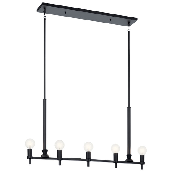 Linear/Island 4 Light + by Kichler ( 12 | 52425BK Torvee ) 