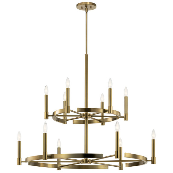 Large Chandeliers Candle by Kichler ( 12 | 52428BNB Tolani ) 