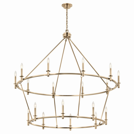 Large Chandeliers Candle by Kichler ( 12 | 52708CPZ Carrick ) 
