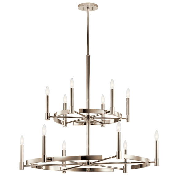 Large Chandeliers Candle by Kichler ( 12 | 52428PN Tolani ) 