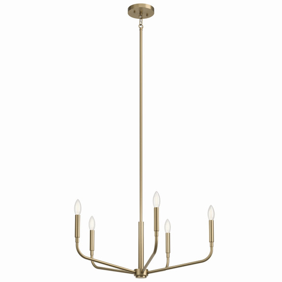 Mid. Chandeliers Candle by Kichler ( 12 | 52717CPZ Madden ) 