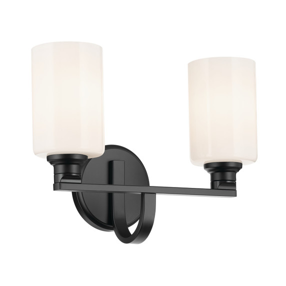 Bathroom Fixtures Two Lights by Kichler ( 12 | 55225BK Gioe ) 