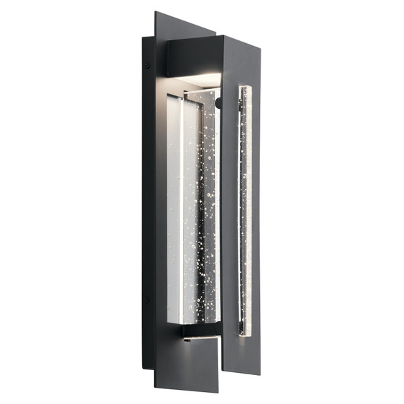 Exterior Wall Mt./Flush by Kichler ( 12 | 49945BKTLED River Path ) 