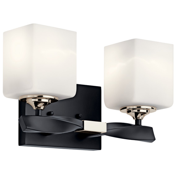 Bathroom Fixtures Two Lights by Kichler ( 12 | 55001BK Marette ) 
