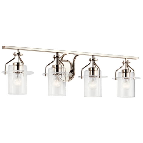 Bathroom Fixtures Four Lights by Kichler ( 12 | 55080PN Everett ) 