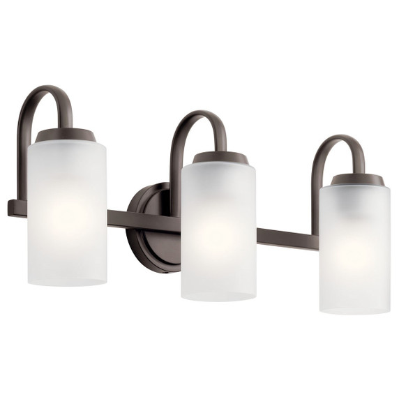Bathroom Fixtures Three Lights by Kichler ( 12 | 55087OZ Kennewick ) 