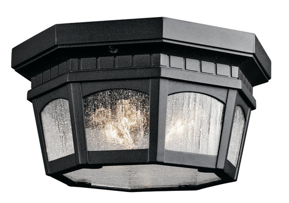 Exterior Ceiling Mount by Kichler ( 12 | 9538BKT Courtyard ) 