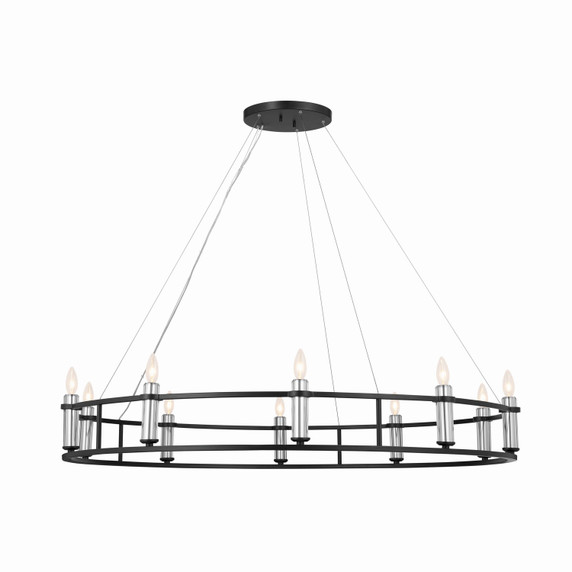 Large Chandeliers Candle by Kichler ( 12 | 52491BK Rosalind ) 