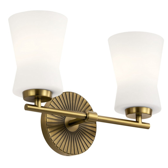 Bathroom Fixtures Two Lights by Kichler ( 12 | 55116BNB Brianne ) 