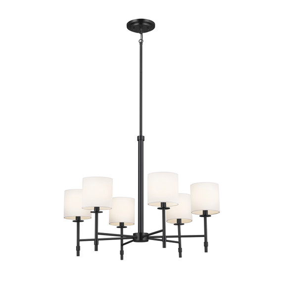 Mid. Chandeliers Drum Shade by Kichler ( 12 | 52500BK Ali ) 