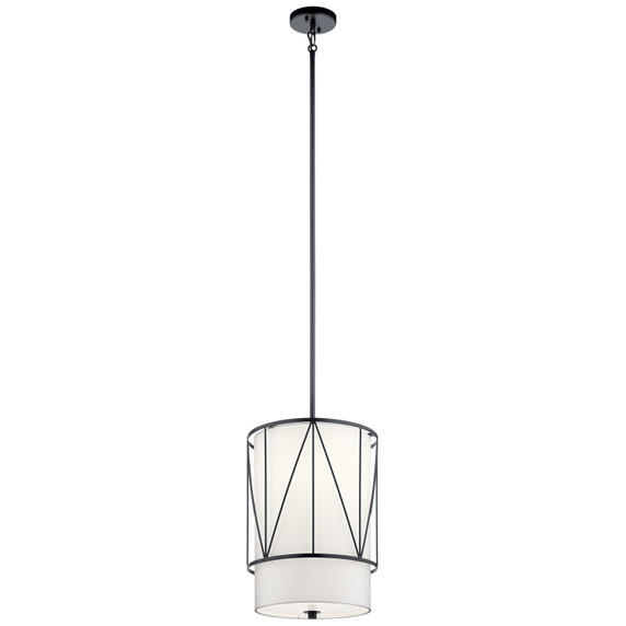 Pendants Drum Shade by Kichler ( 12 | 52073BK Birkleigh ) 