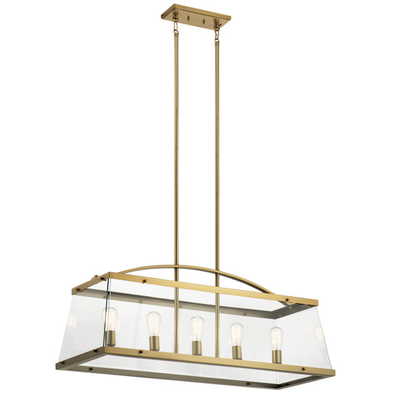 Linear/Island 4 Light + by Kichler ( 12 | 52123BNB Darton ) 
