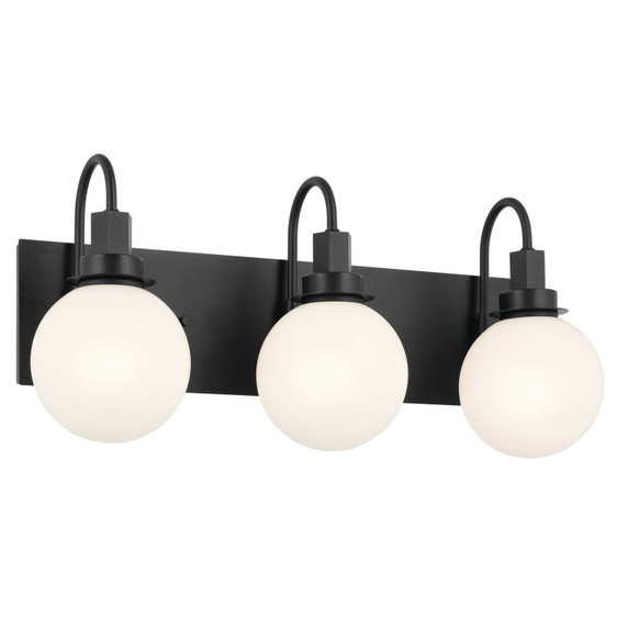 Bathroom Fixtures Three Lights by Kichler ( 12 | 55151BK Hex ) 