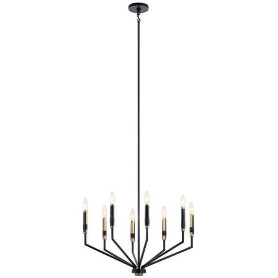Mid. Chandeliers Candle by Kichler ( 12 | 52349BK Armand ) 