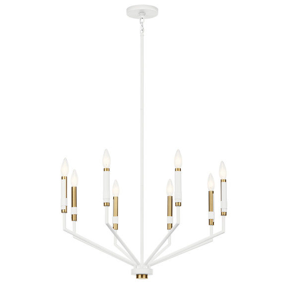 Mid. Chandeliers Candle by Kichler ( 12 | 52349WH Armand ) 