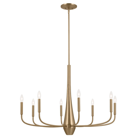 Mid. Chandeliers Candle by Kichler ( 12 | 52526CPZ Deela ) 