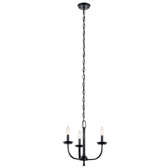 Mini Chandeliers Candle by Kichler ( 12 | 52383BK Kennewick ) 