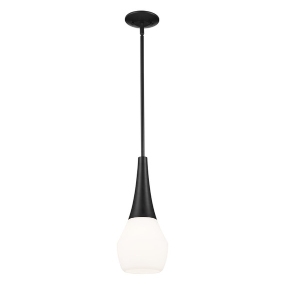 Mini Pendants Glass Down by Kichler ( 12 | 52529BK Deela ) 
