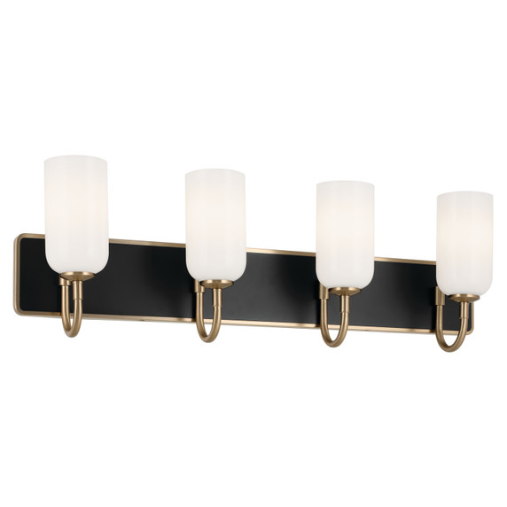 Bathroom Fixtures Four Lights by Kichler ( 12 | 55164CPZ Solia ) 