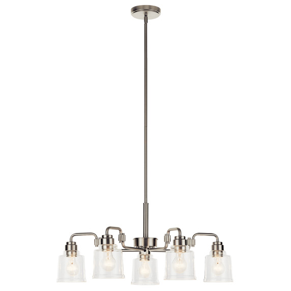 Mid. Chandeliers Glass Down by Kichler ( 12 | 52398NI Aivian ) 