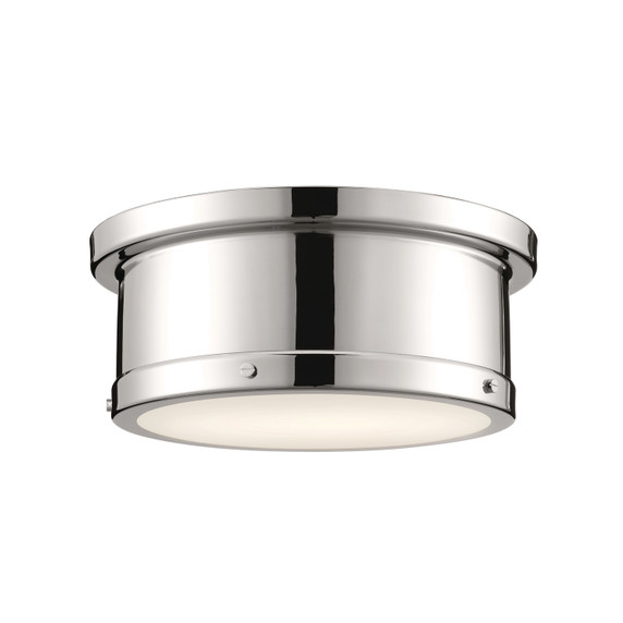 Flush Mounts Drum Shade by Kichler ( 12 | 52540PN Serca ) 