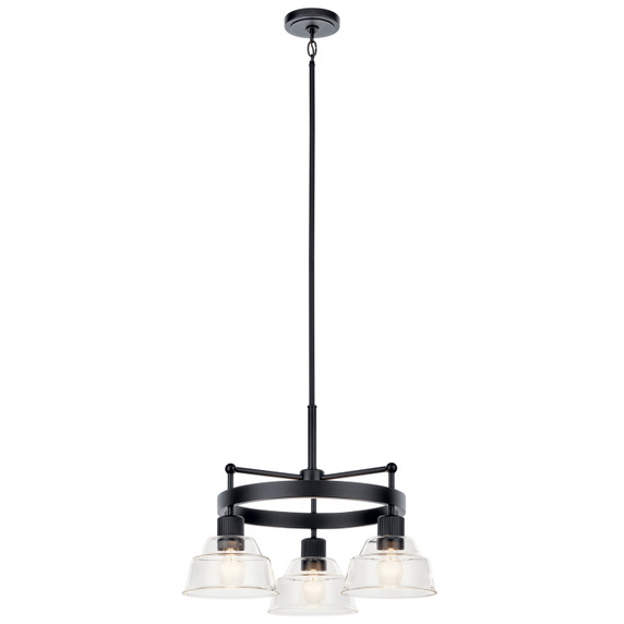 Mini Chandeliers Glass Shade by Kichler ( 12 | 52402BK Eastmont ) 