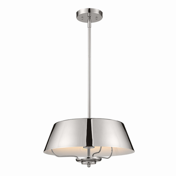 Semi-Flush Mts. Drum Shade by Kichler ( 12 | 52542PN Luella ) 