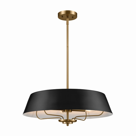Mid. Chandeliers Drum Shade by Kichler ( 12 | 52543BK Luella ) 