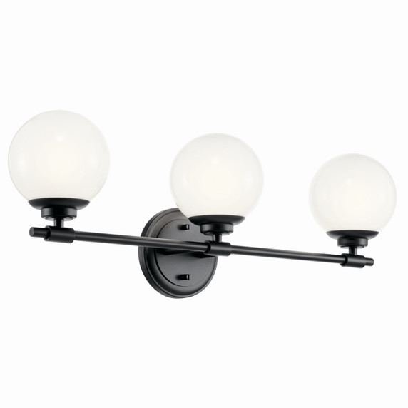 Bathroom Fixtures Three Lights by Kichler ( 12 | 55172BK Benno ) 