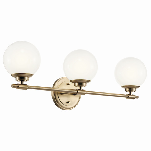 Bathroom Fixtures Three Lights by Kichler ( 12 | 55172CPZ Benno ) 