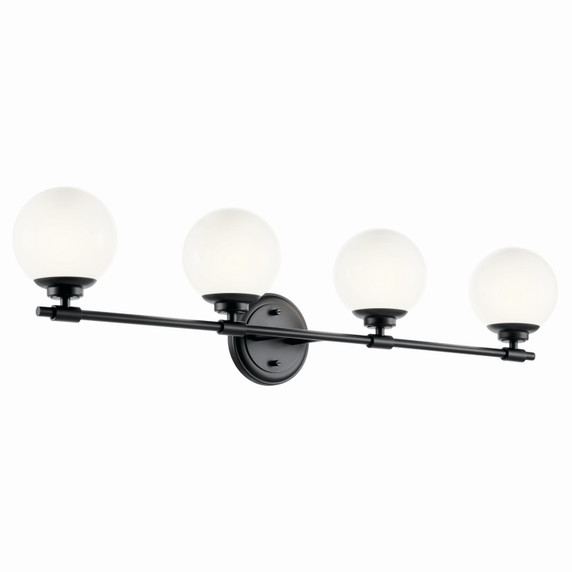 Bathroom Fixtures Four Lights by Kichler ( 12 | 55173BK Benno ) 