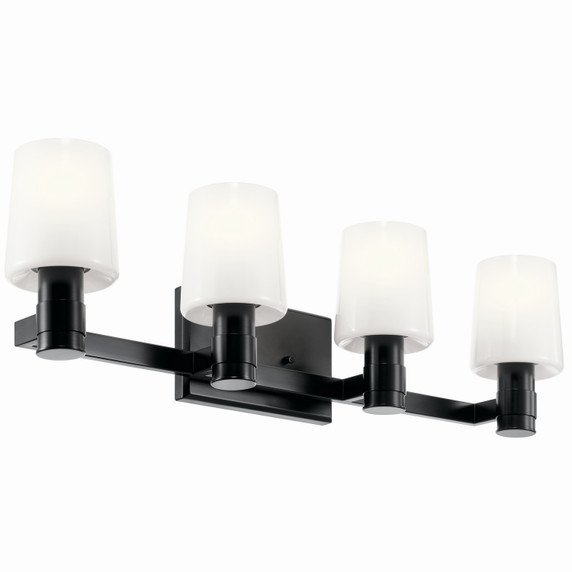 Bathroom Fixtures Four Lights by Kichler ( 12 | 55177BK Adani ) 