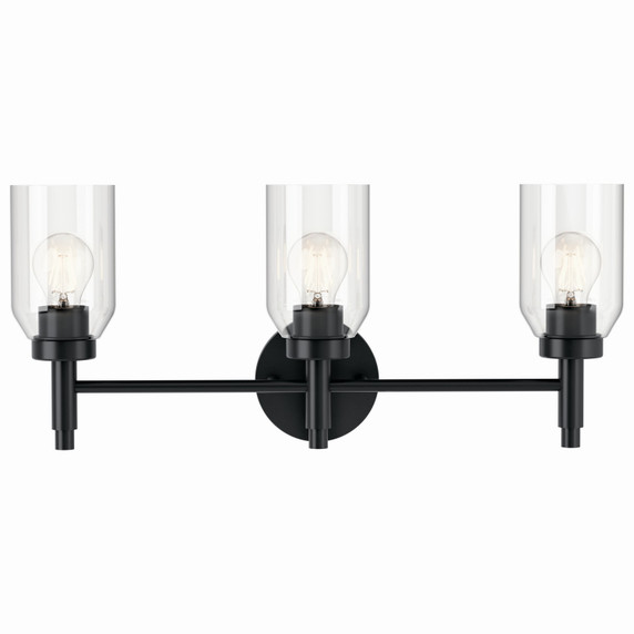 Bathroom Fixtures Three Lights by Kichler ( 12 | 55185BK Madden ) 