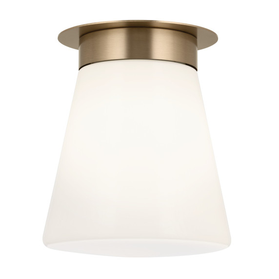 Flush Mounts Glass Down by Kichler ( 12 | 52585CPZ Albers ) 