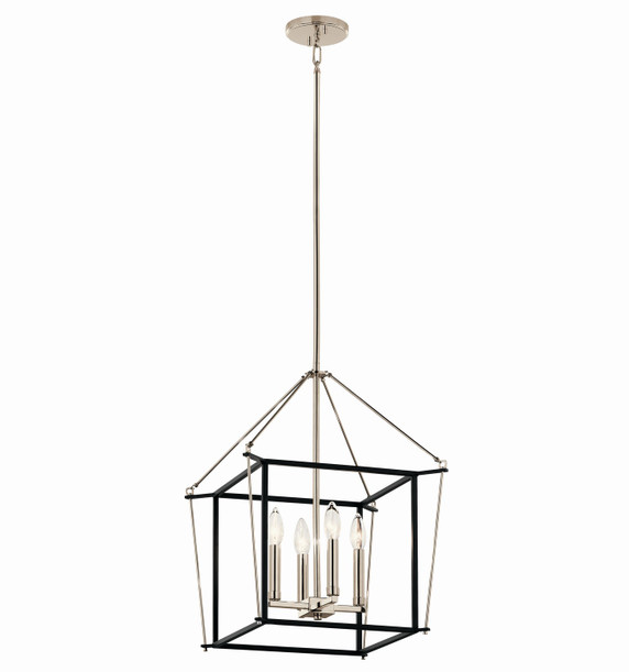 Foyer/Hall Lanterns Open Frame by Kichler ( 12 | 52626PN Eisley ) 