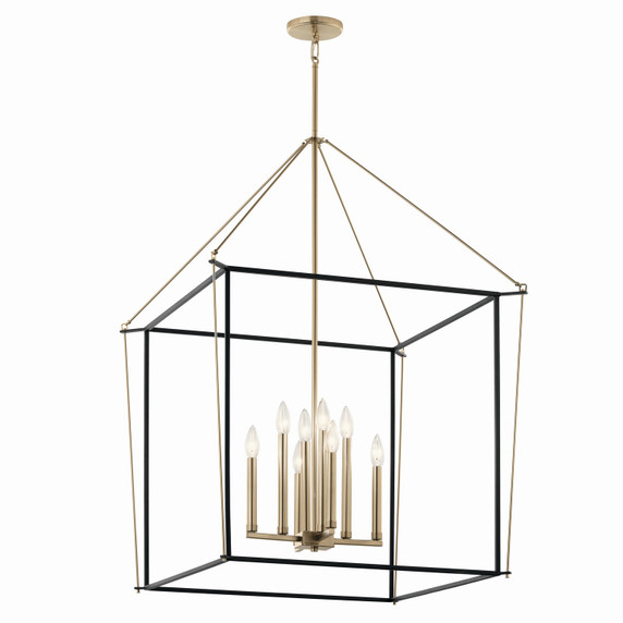 Foyer/Hall Lanterns Open Frame by Kichler ( 12 | 52628CPZ Eisley ) 