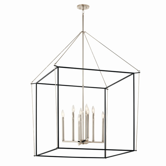 Foyer/Hall Lanterns Open Frame by Kichler ( 12 | 52629PN Eisley ) 