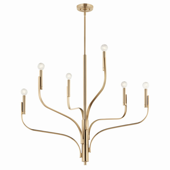 Mid. Chandeliers Candle by Kichler ( 12 | 52673CPZ Livadia ) 